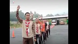 Pengambilan Badge Satuan Puteri Putera Prasbhara Polres Madina Angkatan XI
