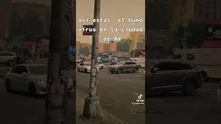asi estás el humo en la ciudad de  New york