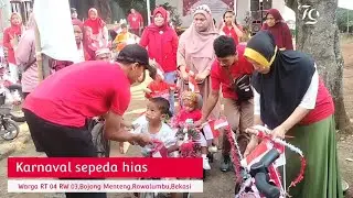karnaval sepeda HUT RI ke 79