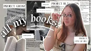 explaining all my books *detailed* ⋆.˚⚔️ (reading the blurbs of my WIPS) plots, characters, twists