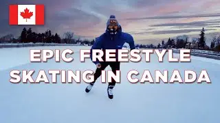 Unleashing freestyle Ice skating tricks around Canada’s best kept secrets!