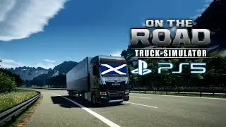 On The Road - Truck Simulator - PlayStation 5 Gameplay (Starting Out)