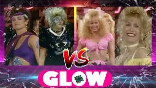 GLOW Wrestling Babe and Tulsa vs Star and Beastie
