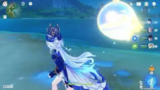 Genshin Impact Mini Seelie: Brilliance | land and underwater showcase