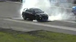 Mrcho SRT4 getting thrown out of the track