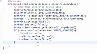 Android Developing Applications Tutorial 104 External Storage State