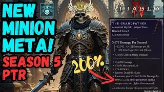 NERFED or BUFFED? Season 5 State of the Minion Necromancer (Diablo 4 S5 PTR)