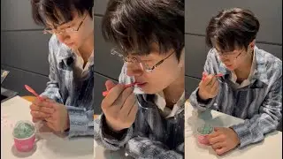 [enhypen] JAY FINALLY TRIED MINT CHOCO ICE CREAM AND SUNOO IS ENJOYING IT 🤧
