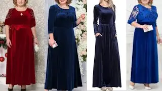 Uzun barxat va velyur liboslar fasonlari