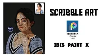 Digital scribble art tutorial in ibis paint x | Artvista