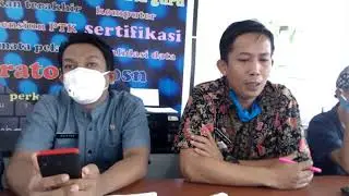 Penjelasan Kabid PTK Dikbud pinrang tentang Kegiatan Guru  dan Informasi bagi Guru Sertifikasi