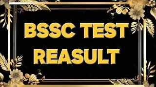 BSSC TEST 24 REASULT BY Marhaba Kamal Sir | Kamal Creative Education | Learn English