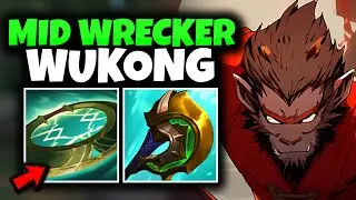 TERRORIZING Diamond Mid Laners with Wukong Mid! | KingKongLoL