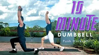 10 Minute Dumbbell Push Workout [Strength Building & Muscle Mass]