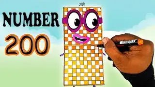 Numberblocks - Number 200 fan Made with Blinks eyes