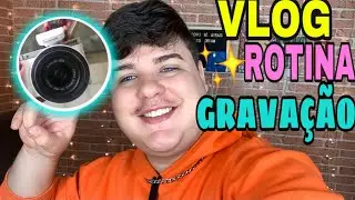 VLOG | minha rotina de gravação PARA YouTube e TikTok