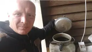Shparchan from a flask, made by hand.