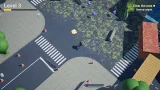 New Game Mechanics: Slow Zone around Alien Dusters - Invaders Must Die prototype on Unreal Engine 5