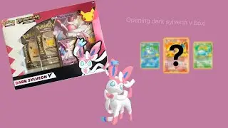 Opening dark Sylveon v box *BANGER PULLS*