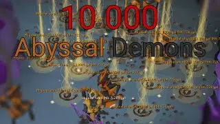Loot from 10 000 Abyssal Demons with Venator Bow