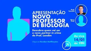 🔴 APRESENTAÇÃO DO NOVO PROFESSOR 🔴