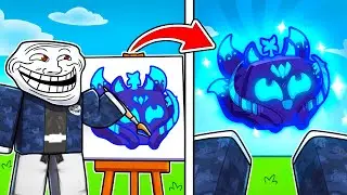 Blox Fruits, BUT Whatever I Draw Comes To Life..