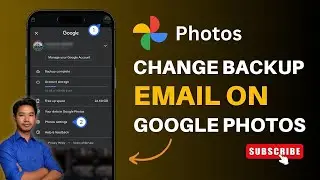 How To Change Backup Email On Google Photos !
