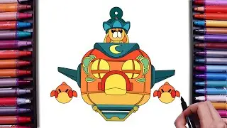 How to Draw MOON GUARDIAN HANK From Brawl Stars | Step by Step Drawing Tutorial