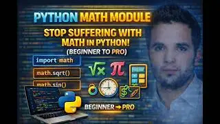Still Using Your Own Formulas? Learn Python Math Module Properly #15