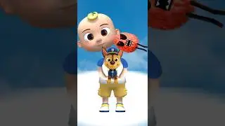 Cocomelon and Paw Patrol Nerd Smash #nerdsmashruntz #nerdsmash #thekoolnerd