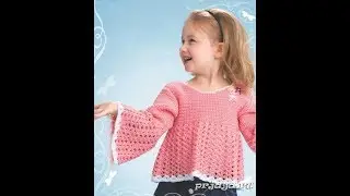 Кофточки для Девочек на Лето Крючком - 2019 / Sweatshirts for Girls on Summer Crochet