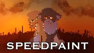I Love You, Thrushwind - Warrior cats OC Speedpaint (read desc.)