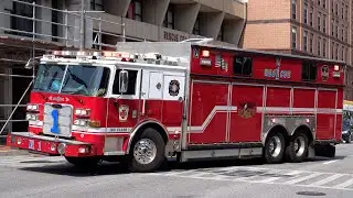 Baltimore City Fire Department Rescue 1 Responding