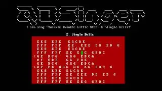 QBasic - 'Jingle Bells' & 'Twinkle Twinkle Little Star' songs