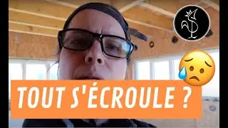 Pose du plafond et de la douche