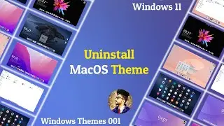 Restore Default Windows 11 Theme & Icon | How to remove Custom Theme