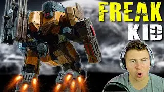 The SUPER Kid Titan Spawn Raiding Enemy Teams - Stove Burner KILLSTREAK | War Robots