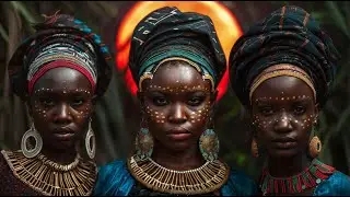 Magic of Africa at Sunset 🌅 Piercing Zulu Songs & Sacred Tribal Relaxation