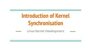 10. Introduction to Synchronisation