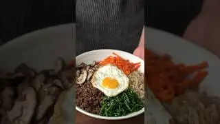BIBIMBAP (Korean Mixed Rice Bowl)! #shorts