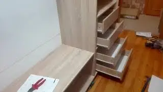 Сборка шкафа-купе 3-дверного Cors 180х230 см (Hoff)