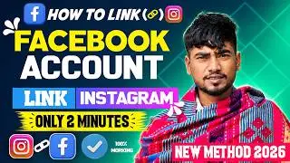 😮The Easiest Way😮 How to link Facebook to Instagram account