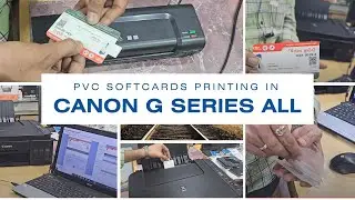 Print Perfect PVC card In Canon G2000, G3000, G2012,  G570, G670 using PVC softcards (No Stucking)
