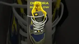 Работни обувки Diadora Run II Low S3: синьо-жълти