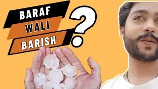 Baraf Wali Barish 🥶 | Heavy Rain in Different Areas of Sindh ♥️ #dailyvlog #rain #weather