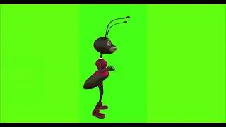 ANT #12  || GREEN SCREEN || 4k || ANIMATION  || FREE 3D