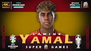 Lamine Yamal | New Face EURO 2024 | Sider ◆ CPK | PES 2021 | Football Life 2024 | All Patches