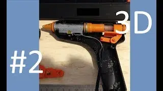 Как отремонтировать клевой пистолет (КУРОК) Печать на 3Д принтере \ How to repair glue gun trigger