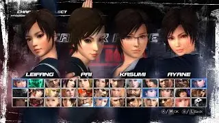 Dead or Alive 5 Last Round: School Girl vs. Office Women - Lei Fang & Pai vs. Kasumi & Ayane