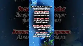 Как знаки зодиака ложатся спать  #гороскоп #астрология #знакизодиака #astrology
